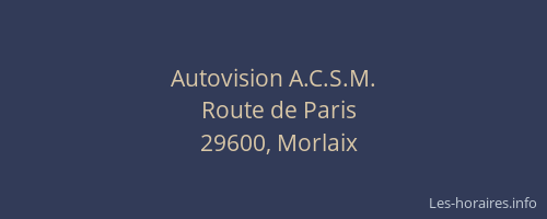 Autovision A.C.S.M.