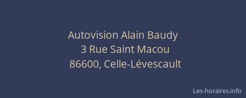 Autovision Alain Baudy