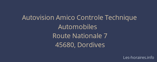 Autovision Amico Controle Technique Automobiles