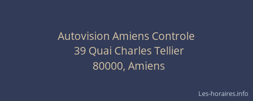 Autovision Amiens Controle