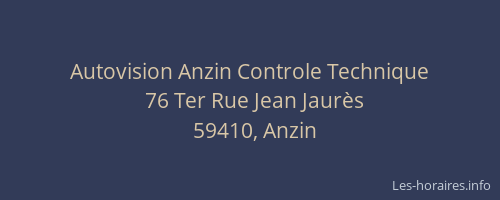 Autovision Anzin Controle Technique