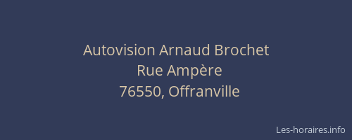 Autovision Arnaud Brochet