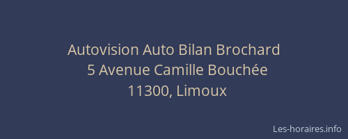 Autovision Auto Bilan Brochard