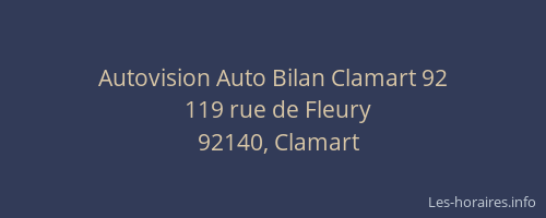 Autovision Auto Bilan Clamart 92