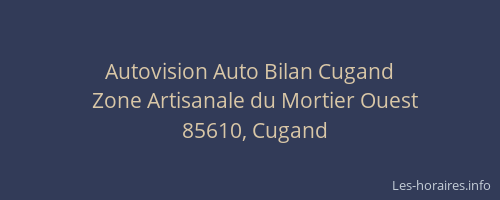 Autovision Auto Bilan Cugand