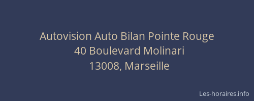 Autovision Auto Bilan Pointe Rouge