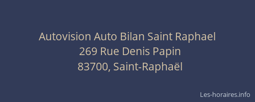Autovision Auto Bilan Saint Raphael