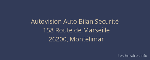 Autovision Auto Bilan Securité