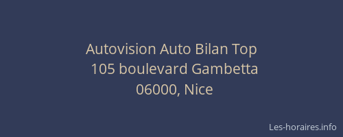 Autovision Auto Bilan Top