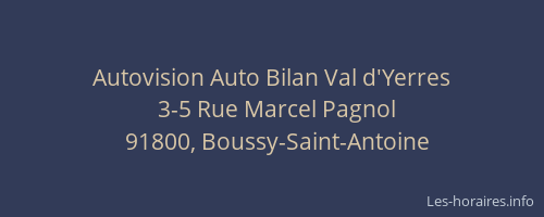 Autovision Auto Bilan Val d'Yerres