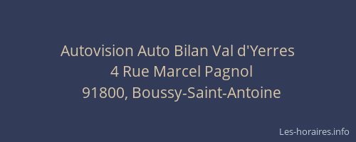 Autovision Auto Bilan Val d'Yerres
