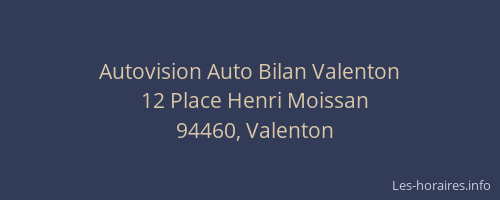 Autovision Auto Bilan Valenton