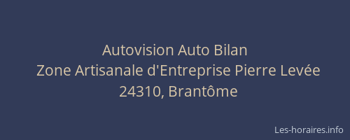 Autovision Auto Bilan