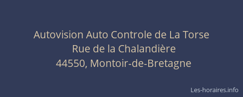 Autovision Auto Controle de La Torse