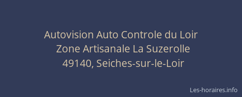Autovision Auto Controle du Loir