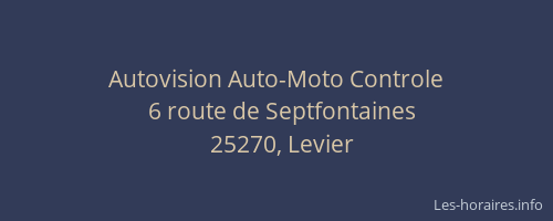 Autovision Auto-Moto Controle