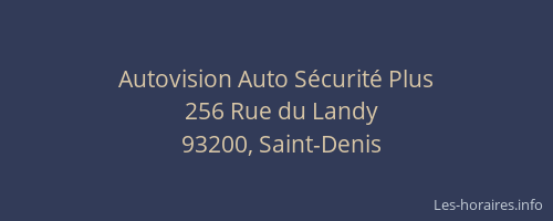 Autovision Auto Sécurité Plus