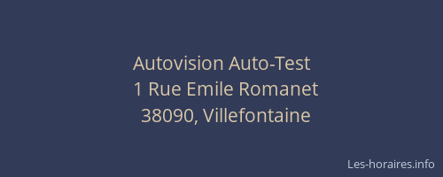 Autovision Auto-Test