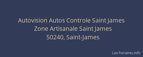 Autovision Autos Controle Saint James