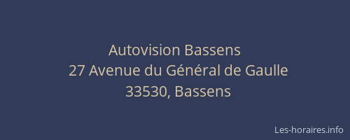 Autovision Bassens