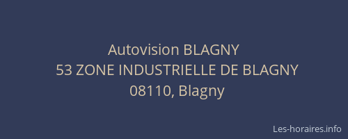 Autovision BLAGNY