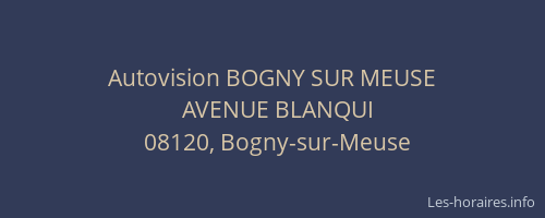 Autovision BOGNY SUR MEUSE