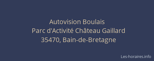 Autovision Boulais