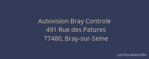 Autovision Bray Controle