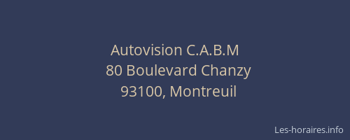 Autovision C.A.B.M