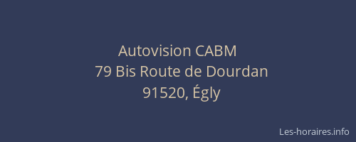 Autovision CABM