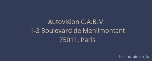 Autovision C.A.B.M