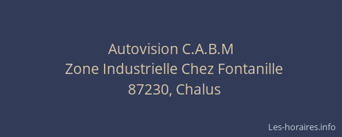 Autovision C.A.B.M