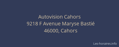Autovision Cahors