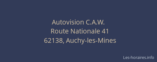 Autovision C.A.W.