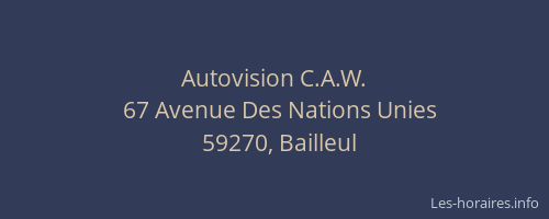 Autovision C.A.W.