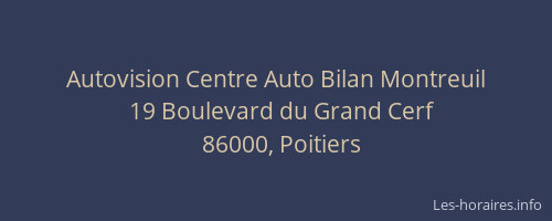 Autovision Centre Auto Bilan Montreuil