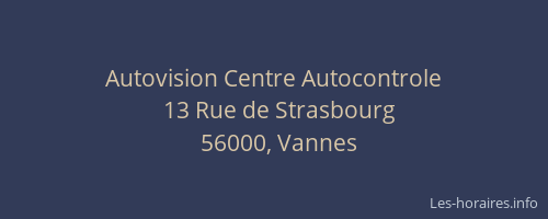 Autovision Centre Autocontrole
