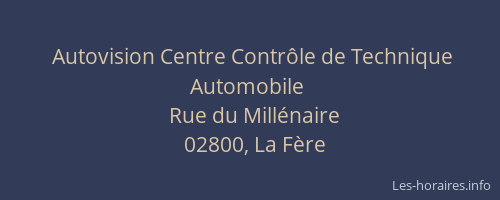 Autovision Centre Contrôle de Technique Automobile