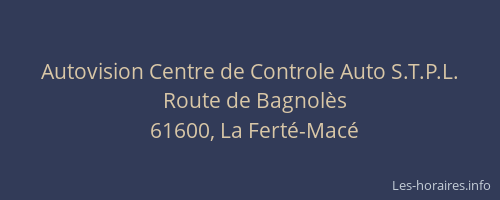 Autovision Centre de Controle Auto S.T.P.L.