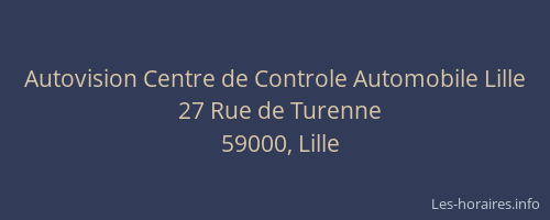 Autovision Centre de Controle Automobile Lille