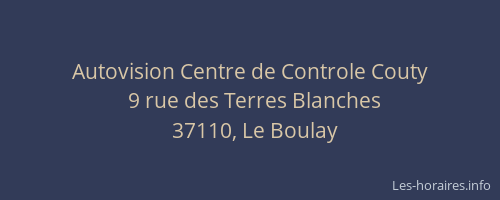 Autovision Centre de Controle Couty