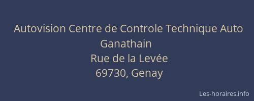 Autovision Centre de Controle Technique Auto Ganathain