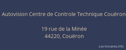 Autovision Centre de Controle Technique Couëron