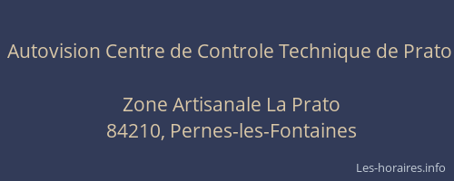Autovision Centre de Controle Technique de Prato