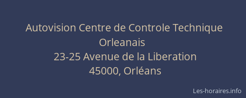 Autovision Centre de Controle Technique Orleanais
