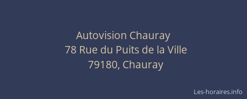 Autovision Chauray