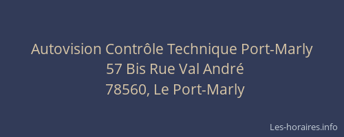 Autovision Contrôle Technique Port-Marly