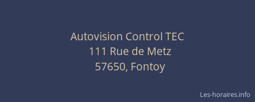 Autovision Control TEC
