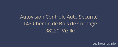 Autovision Controle Auto Securit&eacute;
