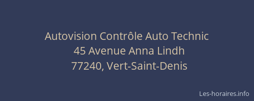 Autovision Contrôle Auto Technic